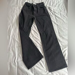 Abercrombie High Rise 90s Relaxed Black Jeans